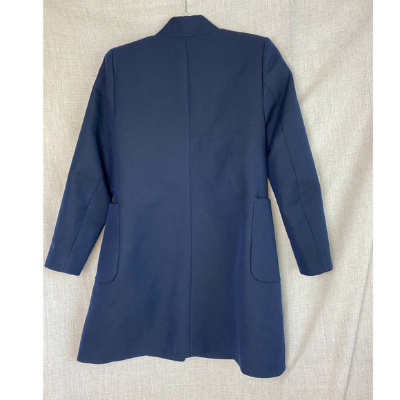 Twenty8Twelve London Keeler Fall Navy Blue Pea Coat Size 2 - Picture 2 of 10